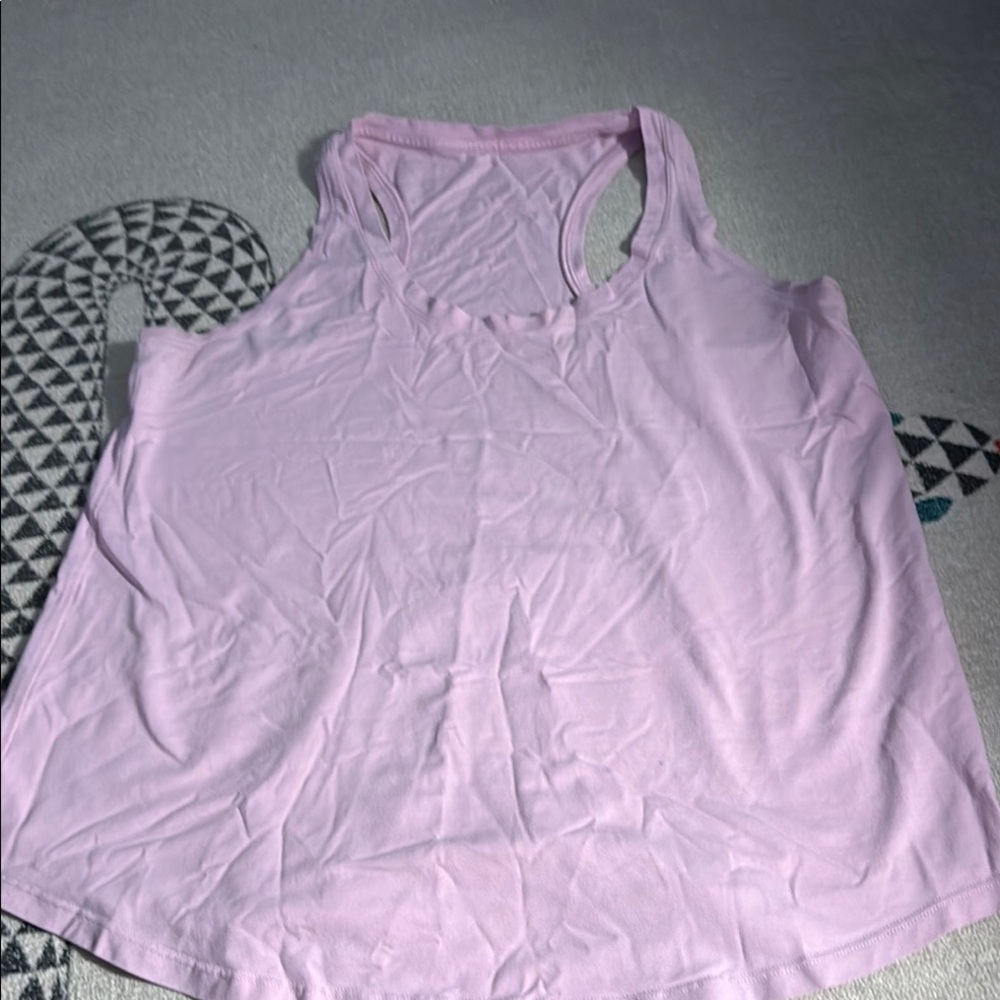 Lululemon Athletica Pink Sleeveless Tank Top